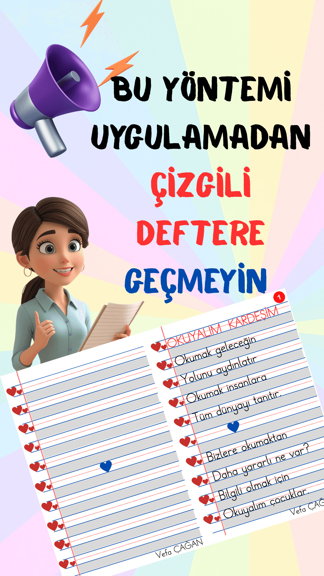 ÇİZGİLİ DEFTERE GEÇİŞ ALIŞTIRMALARI - 2