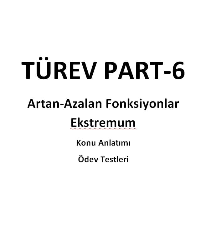 Türev Part 6